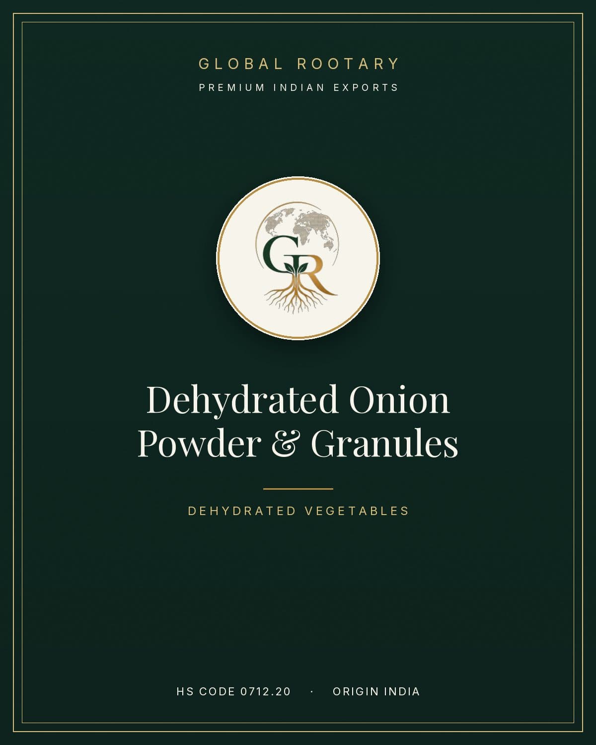 Dehydrated Onion Powder & Granules